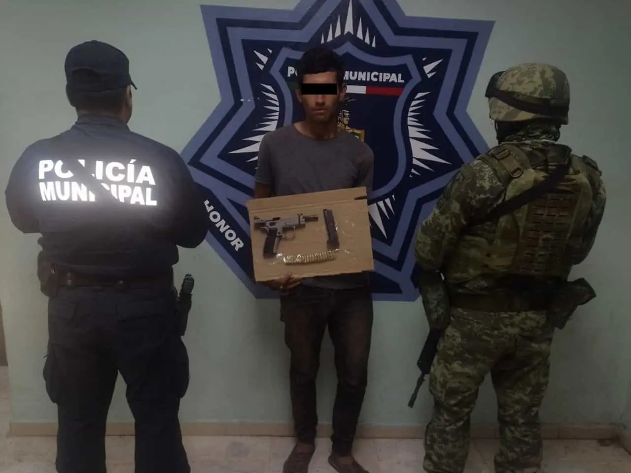 Capturan a tipo armado en Estación Corral