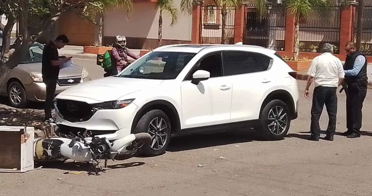Se registra choque al norte de Obregón