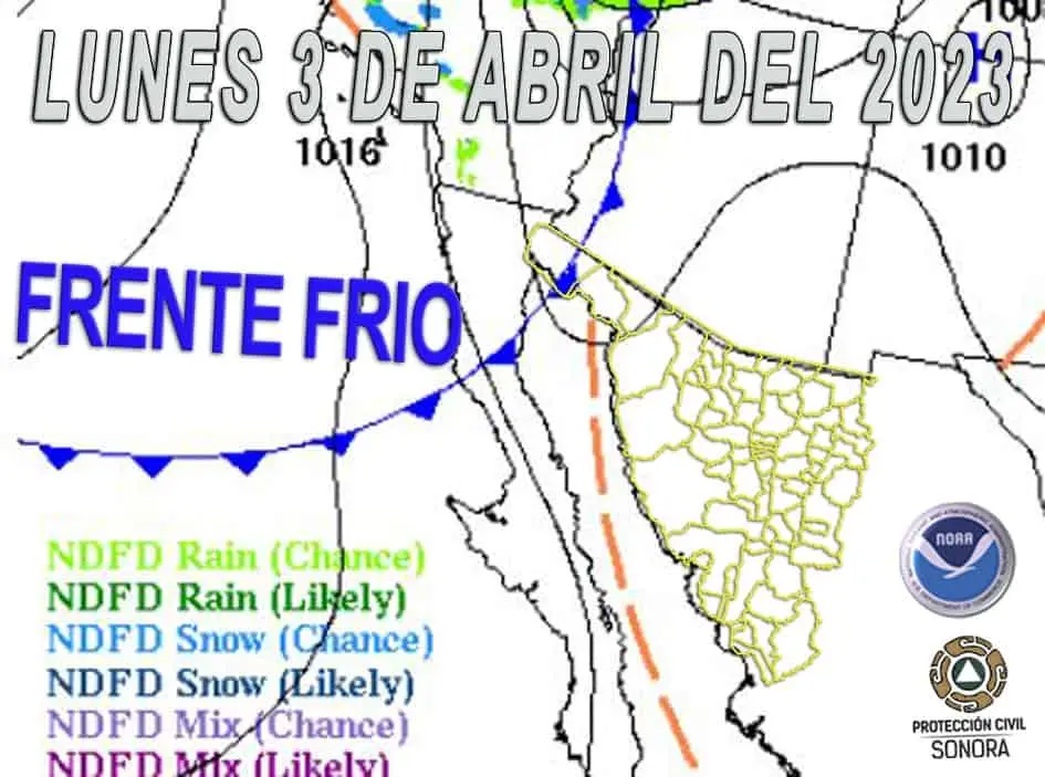 Mañana lunes entrará un nuevo frente frío; no se quiere ir