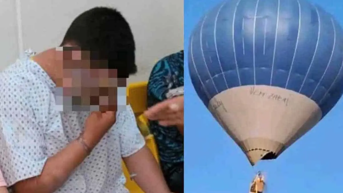 Dan de alta a piloto de globo incendiado y lo entregan a la Fiscalía