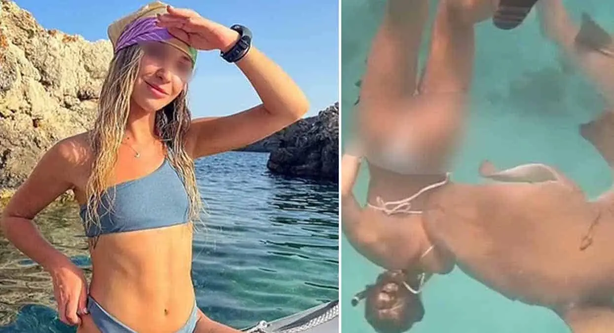 VIDEO. Tiburón ataca a mujer durante buceo
