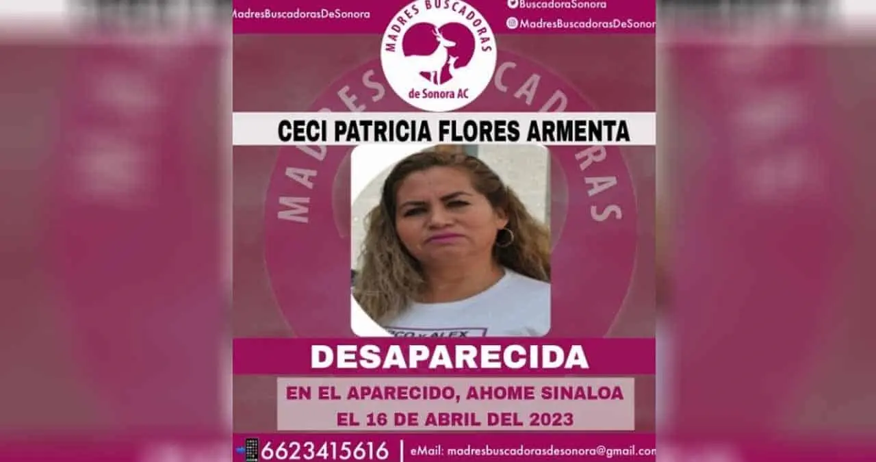 Reportan desaparición de Cecy Flores
