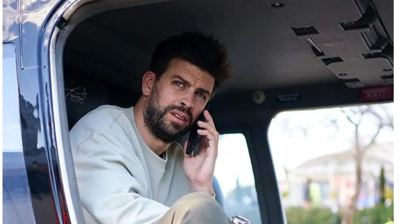 Piqué llega a Miami a visitar a sus hijos