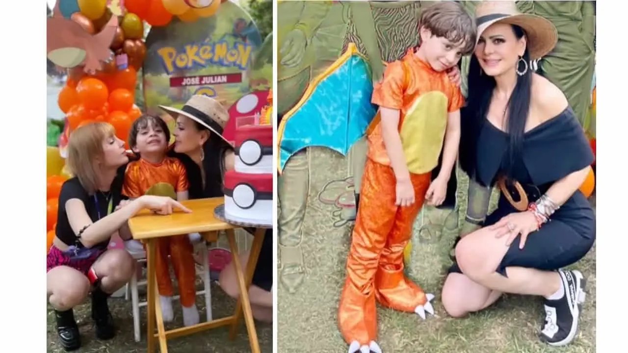 Maribel Guardia organiza festejo para su nieto