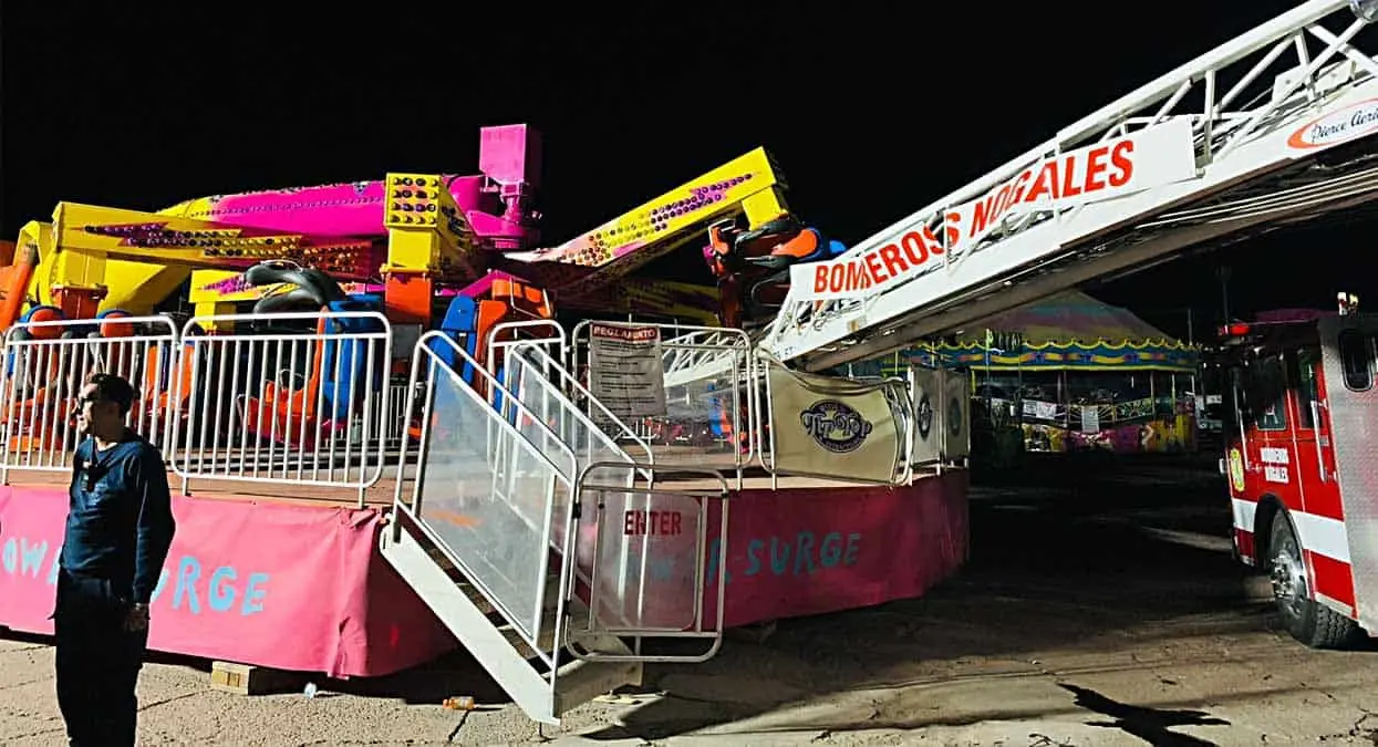 Protección Civil Sonora suspende juegos mecánicos en Feria de las Flores