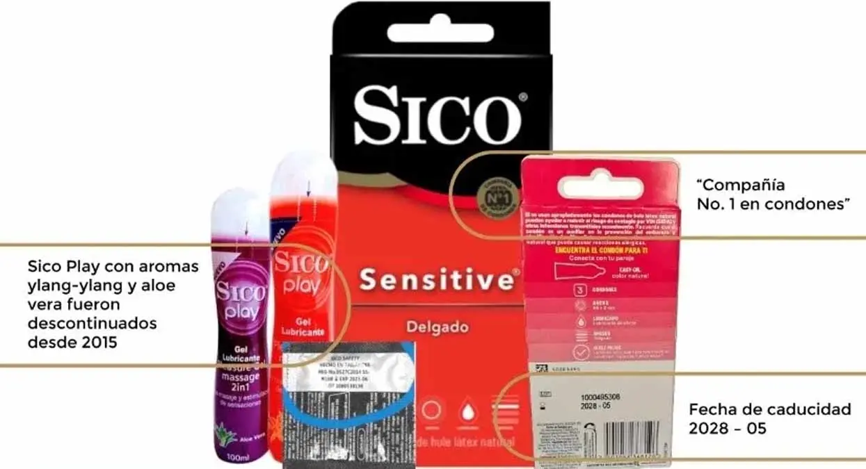 Cofepris alerta sobre condones y lubricantes Sico falsificados