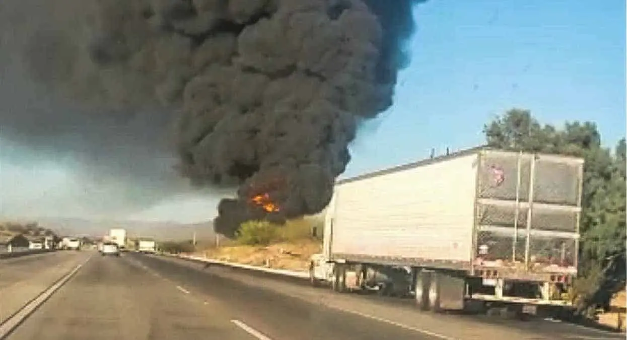 Incendio a la altura del Danzante Yaqui, alertan autoridades en Sonora; tome sus precauciones
