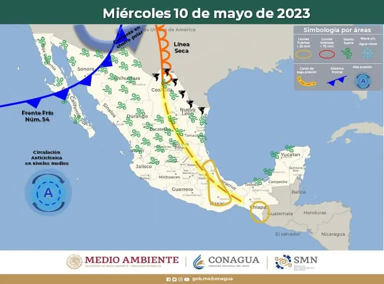 Clima. Frente frío llegará a Sonora en el Día de las Madres