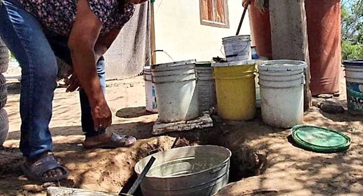 Escasez de agua en comunidades