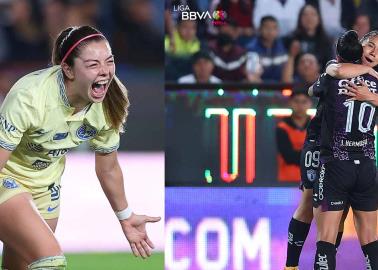 América femenil toma ventaja en la ida de la final