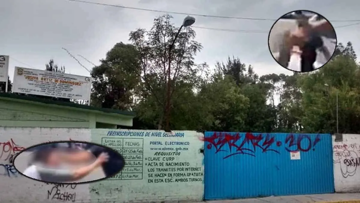 VIDEO ¦ Alumna y su mamá con bebé en brazos son golpeadas afuera de la escuela