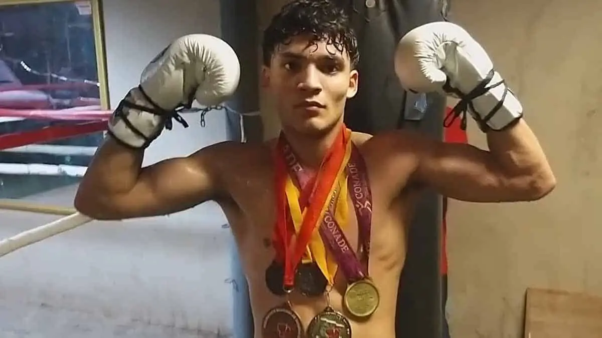 Boxeador cajemense Gael “El Terrorista” Cabrera debutará en el boxeo profesional
