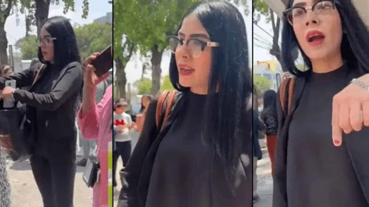 VIDEO | Presunta trabajadora de la Fiscalía de la CDMX agrede a familiares de Lesly, joven asesinada por su ex