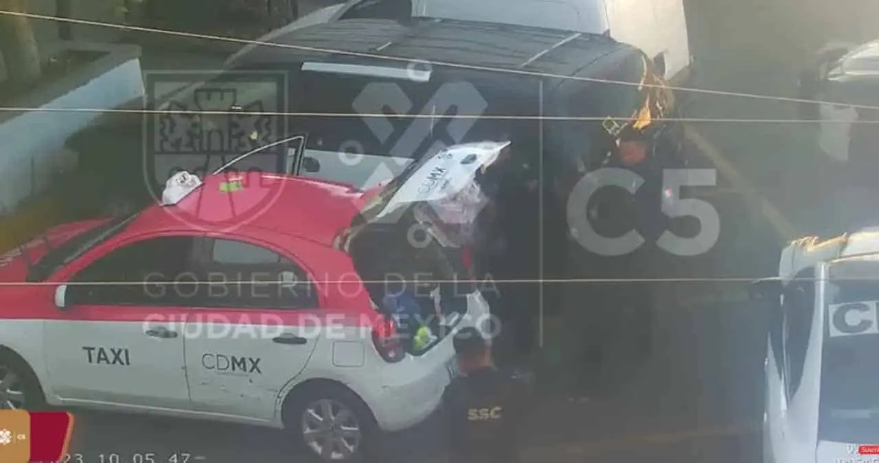 VIDEO | Así detienen a taxista por secuestrar a una pasajera