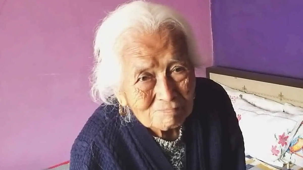 Una mujer con un siglo de vida a cuestas