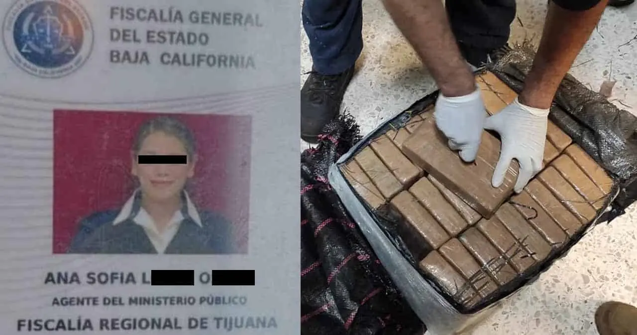 Detienen a agente de Baja California con droga en Estados Unidos