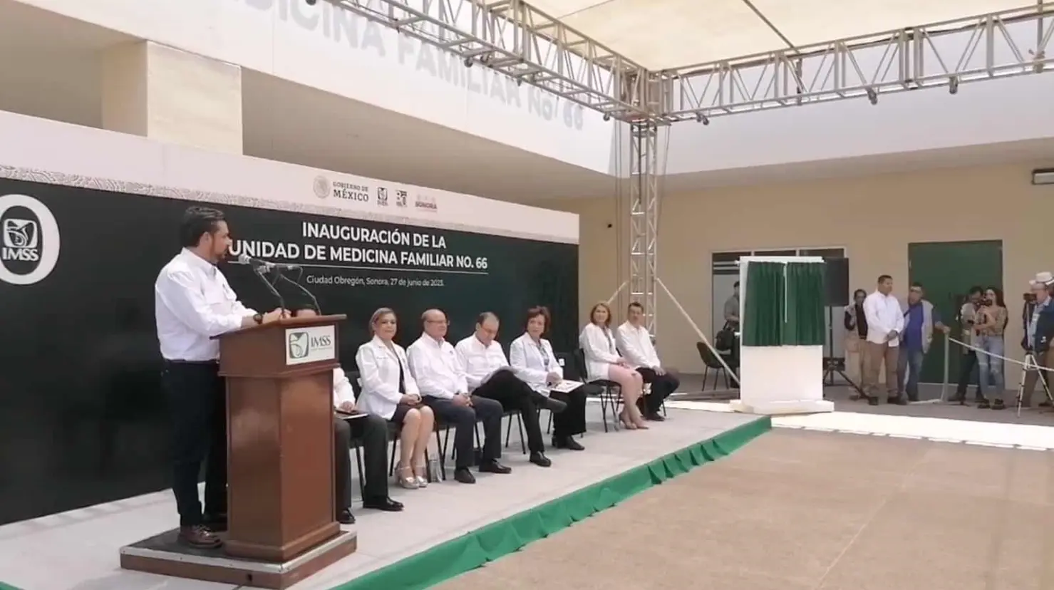 Zoé Robledo inaugura Clínica 66 en Ciudad Obregón, Sonora; será mejor que Dinamarca