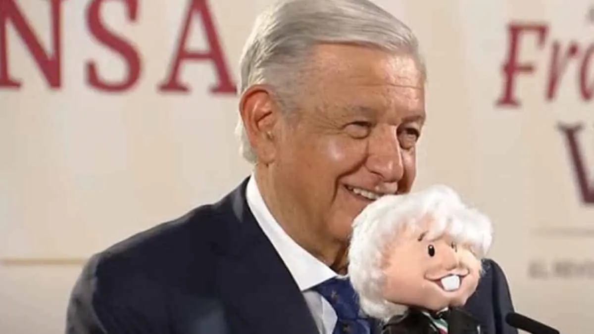AMLO presume su “Amlito que habla” en la mañanera
