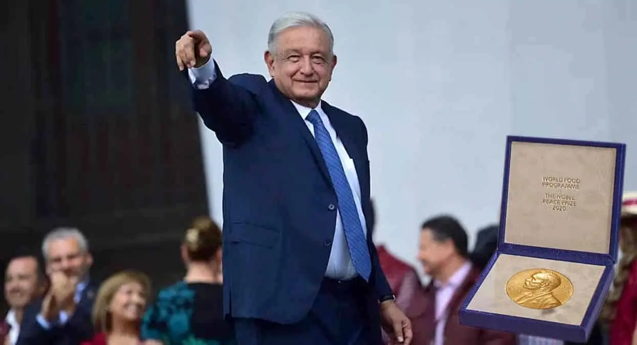 VIDEO | AMLO es propuesto para Premio Nobel de la Paz