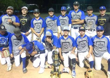 Academia MB es el campeón dentro de la Liga Empresarial de Beisbol