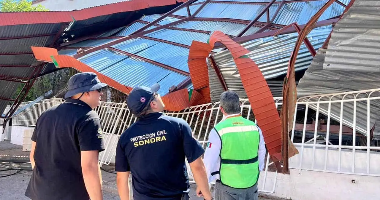 Arizpe, Sonora. Evalúan daños por tormenta