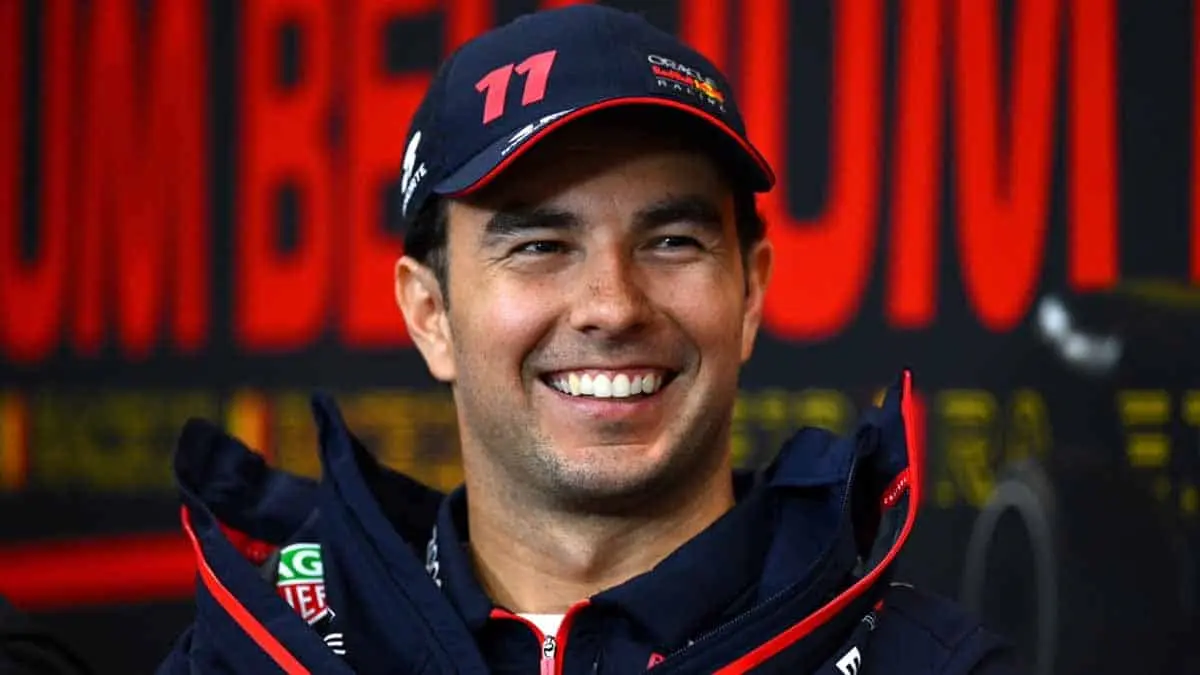 “Checo” Pérez podría subirse al podio en el Gran Premio de Bélgica