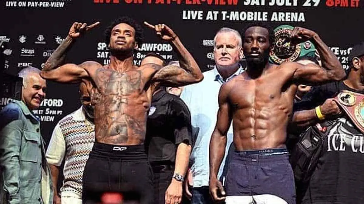 Terence Crwaford-Errol Spence, en peso para su combate