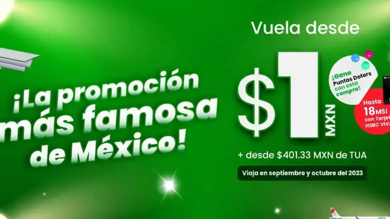 Viva Aerobús remata vuelos desde 1 peso a destinos nacionales. Aquí las condiciones