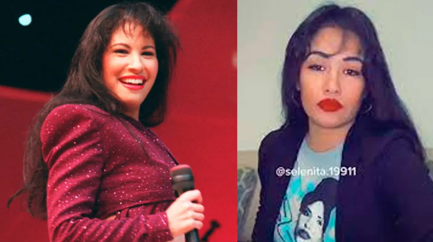 Encuentran a la doble de Selena Quintanilla en TikTok; se vuelve viral