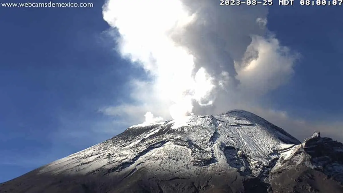El Popocatépetl entra en actividad; Cenapred lo está monitoreando