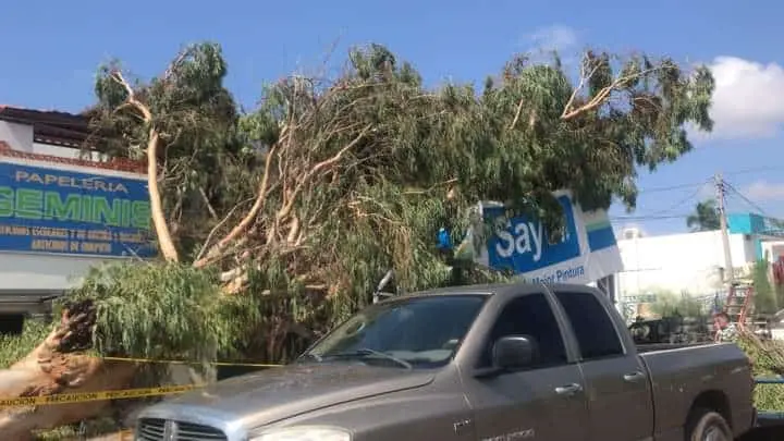 Tormenta sorprende a huatabampenses