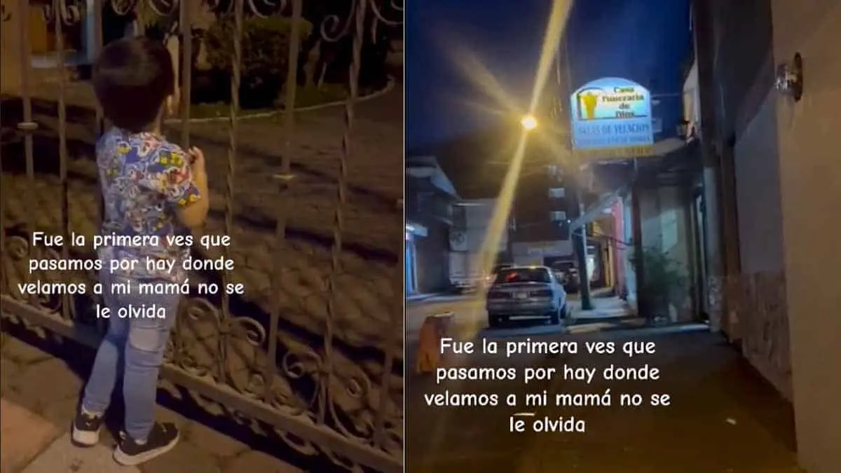 VIDEO | Niño busca a gritos a su abuelita en la funeraria donde la velaron: la extraña tanto