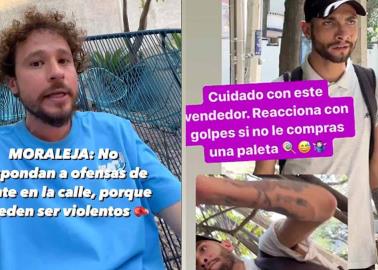 VIDEO | Luisito Comunica es golpeado por vendedor de paletas: no le quiso comprar una