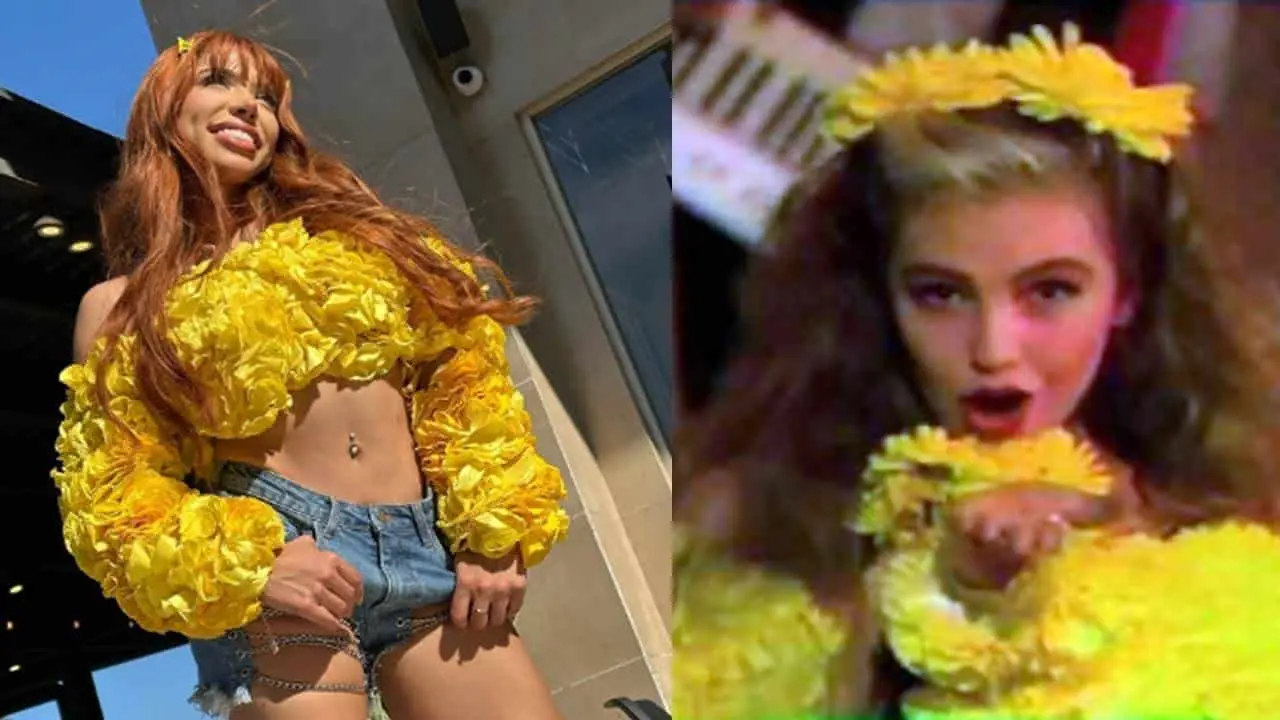 Yeri Mua recrea atuendos y looks de Thalía