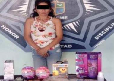 Detienen a mujer por presunto robo a supermercado de Cajeme