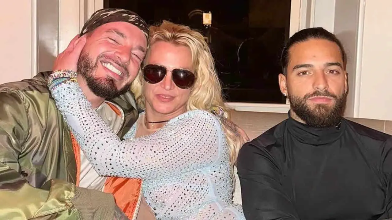 Britney Spears, J Balvin y Maluma sorprenden apareciendo juntos