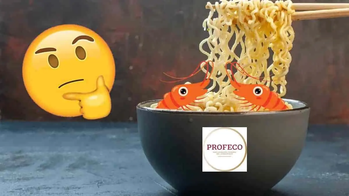 ¿Son realmente camarones los de las sopas instantáneas? Esto dice Profeco