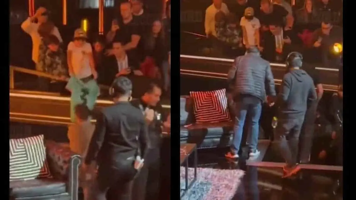 VIDEO | Piqué sufre aparatosa caída y desaparece del escenario en presentación de la Kings League Américas
