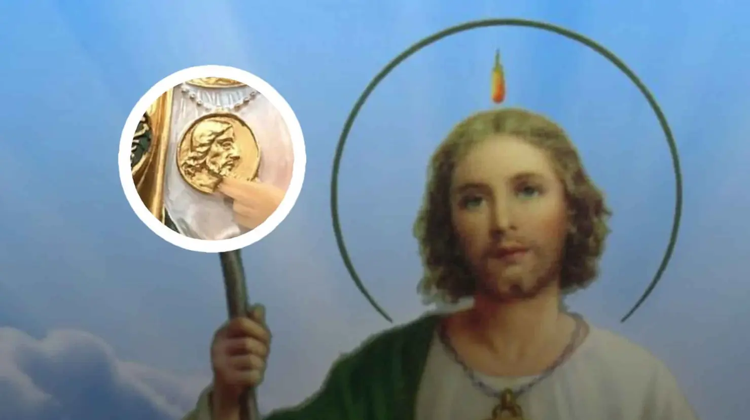 Día de San Judas Tadeo: Esto es lo que significa el medallón que lleva en el pecho