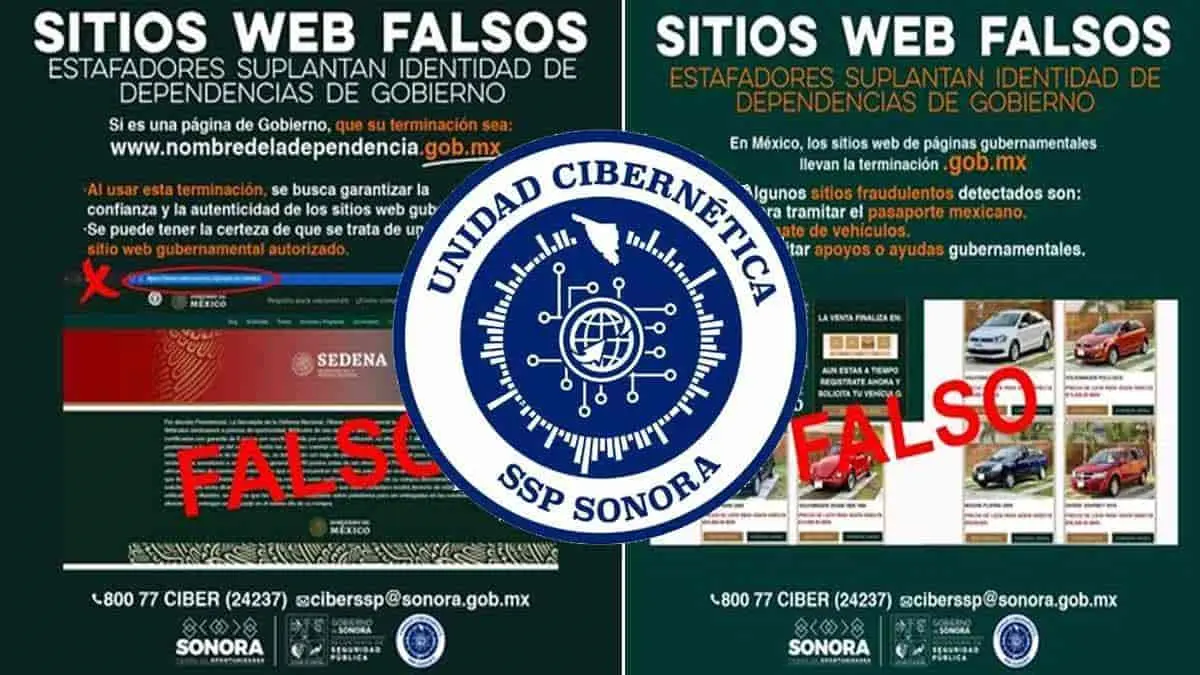Unidad Cibernética de Sonora elimina portal que suplantaba identidad de la Sedena
