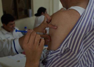 Instalan módulo de vacunación contra Influenza y Covid 19 en Palacio Municipal en Cajeme