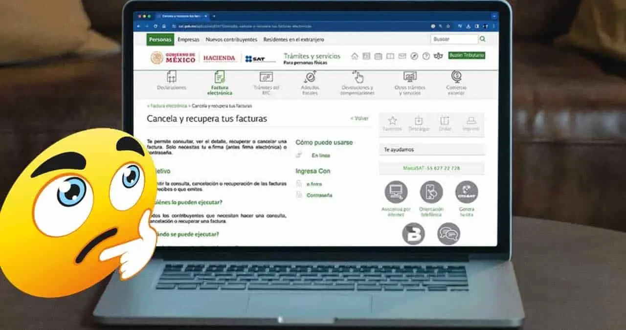 SAT: Así puedes recuperar o cancelar una factura emitida o recibida