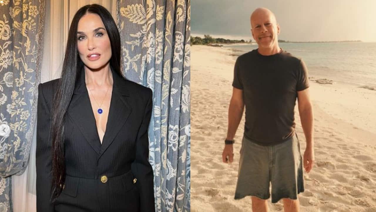 Demi Moore devastada por que su ex marido Bruce Willis ya no la reconoce, esto reveló