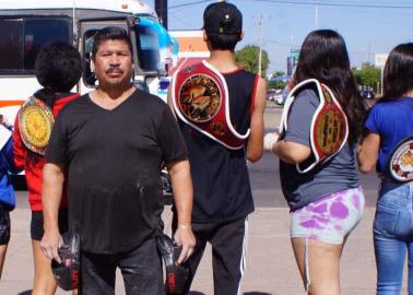 Boxeadores amateurs botean en las calles; pedir para asistir en Cajeme es recurrente