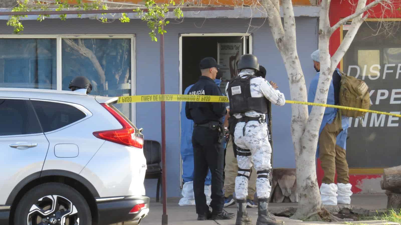 Asesinan a hombre en una sala de espera de una clínica de quiropraxia en Cajeme