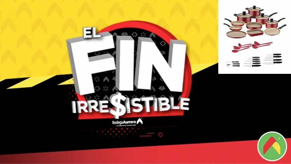 Fin Irresistible: Bodega Aurrera remata esta batería de cocina de 46 piezas a precio increíble