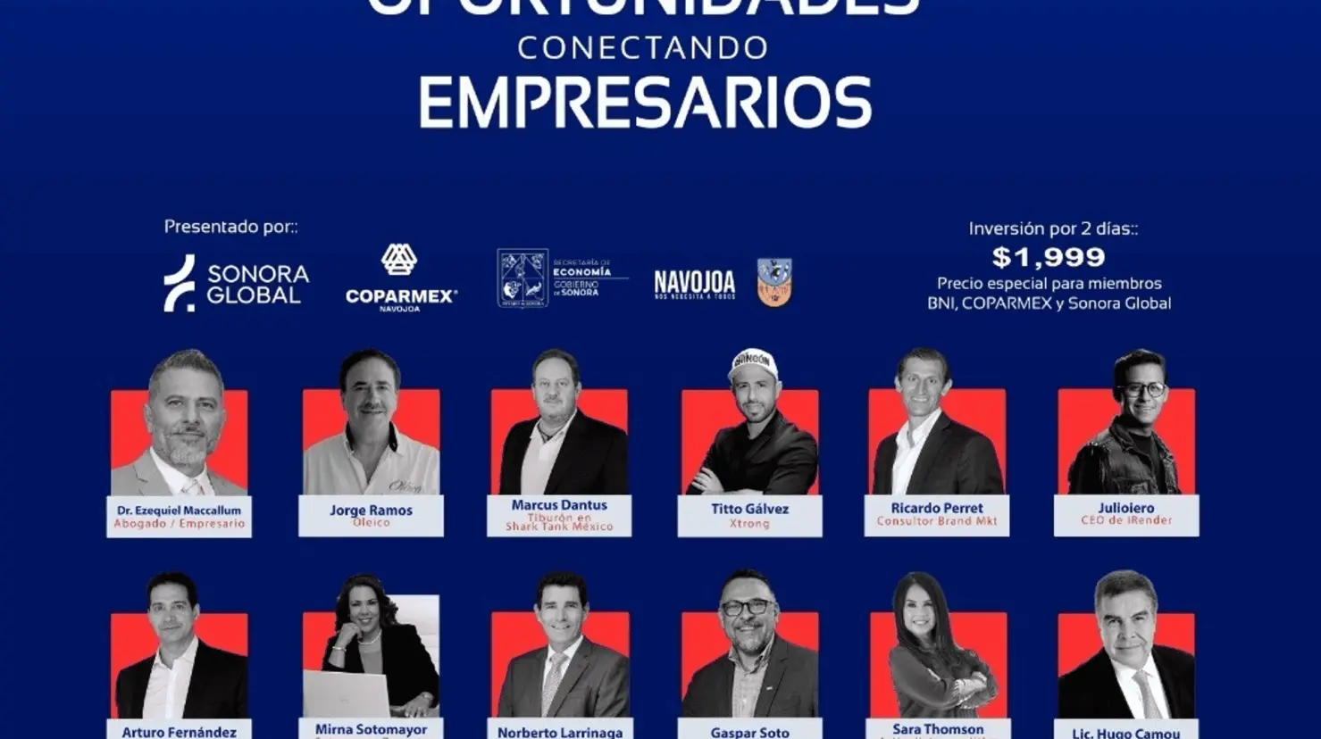 Invitan al Conecta Congreso Empresarial en Navojoa: fortalecer empresas para impactar el desarrollo regional