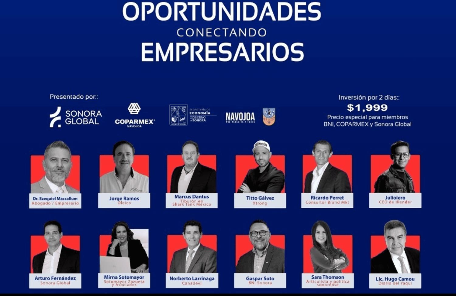 Invitan al Conecta Congreso Empresarial en Navojoa: fortalecer empresas para impactar el desarrollo regional