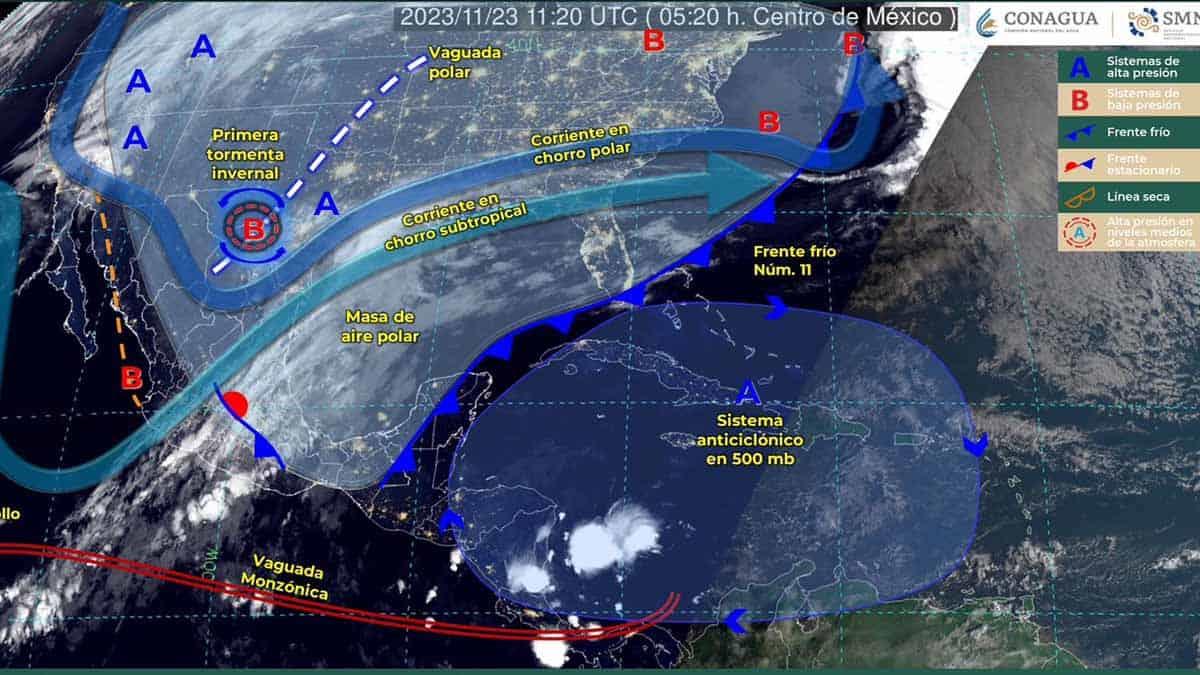 Clima en Sonora: Frente frío 11 seguirá ocasionando bajas temperaturas