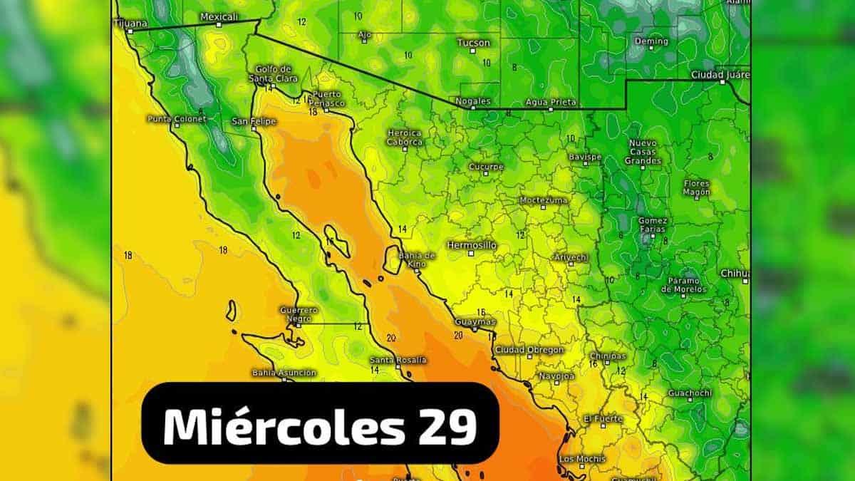 Clima en Sonora: prevalecerán temperaturas frescas, pero sin probabilidad de lluvias